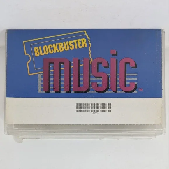 Devil In A Blue Dress Blockbuster Music VHS Tape Video Rental Clamshell Case